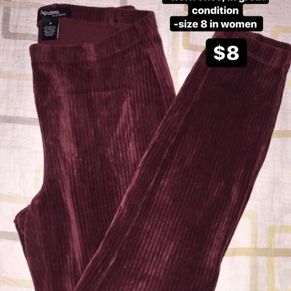 Corduroy velvet pants🤭🥰